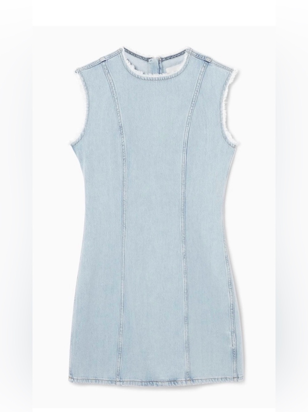 COS NWT Light Wash Denim Dress Sz 10 fits like a Medium